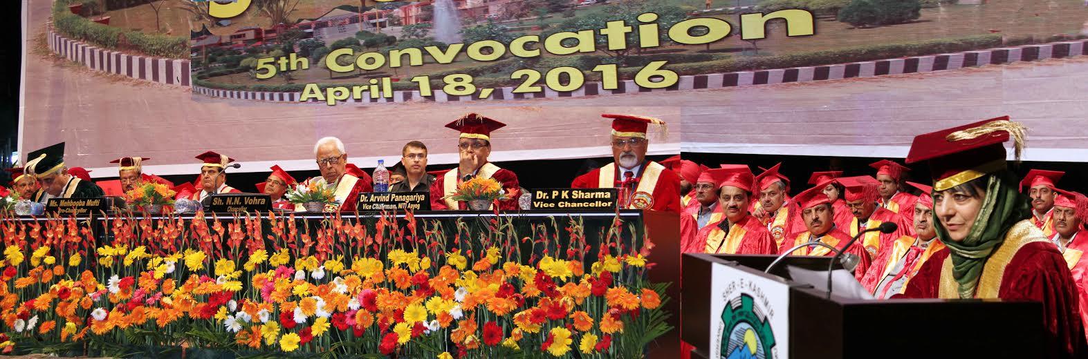 CM addresses 5th Convocation of SKUAST-J